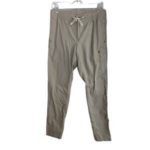 Vuori Pants Mens Medium Tan Ripstop Climber Cotton Stretch Hiking Athleisure
